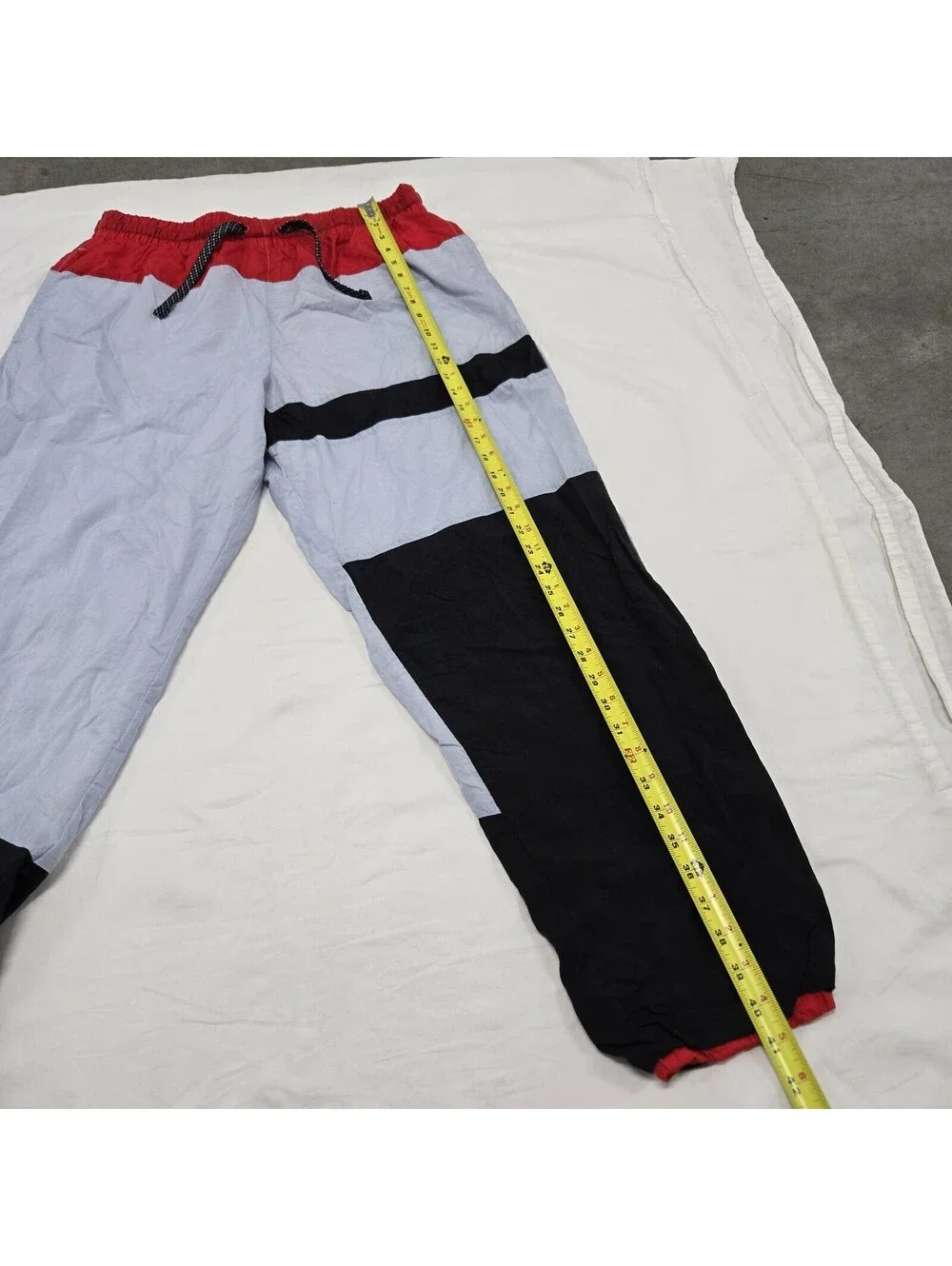 EUC Men's XL Nike Flight Series Colorblock Sweatpants Grey Black Red CN8512-436